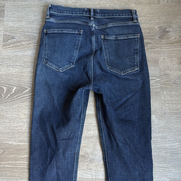 Agolde Nico High Rise Slim Denim Jeans in Fixation - Picture 12 of 13